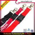 Versilbertes Polyester-Lanyard mit geringem Stretchanteil